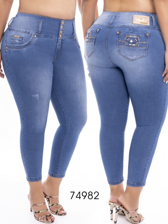 Jeans Levantacola Colombiano - Ref. 248 -74982 D