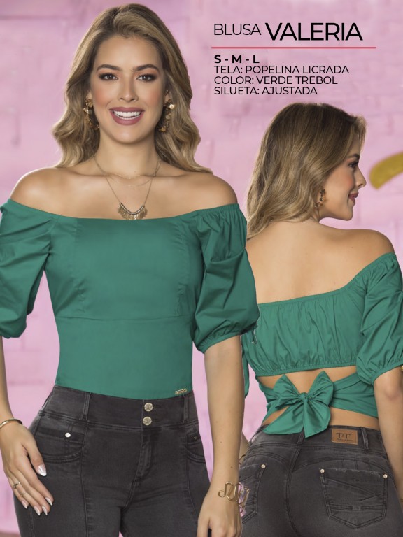 Colombian Fashion Blouse - Ref. 119 -VALERIA