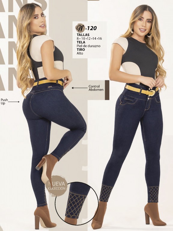 Jeans Levantacola Colombiano - Ref. 119-W120
