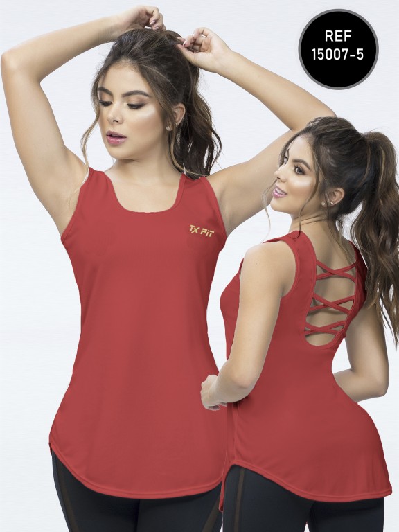 Activewear top - Ref. 119 -15007-5 Rojo