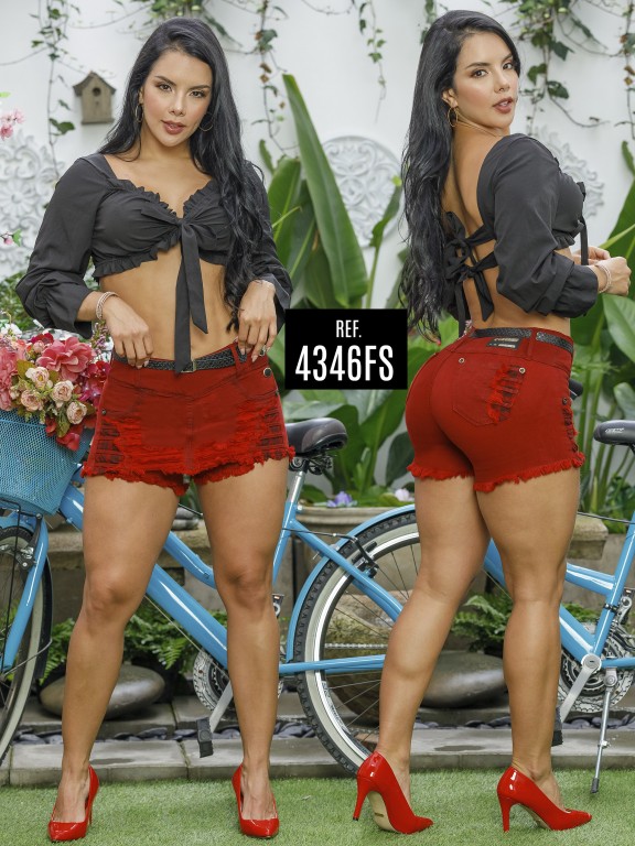 Colombian Butt Lifting Shorts Skirt - Ref. 119 -4346CK