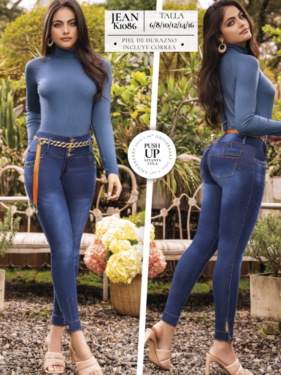 Jeans Levantacola Colombiano - Ref. 119 -1086K