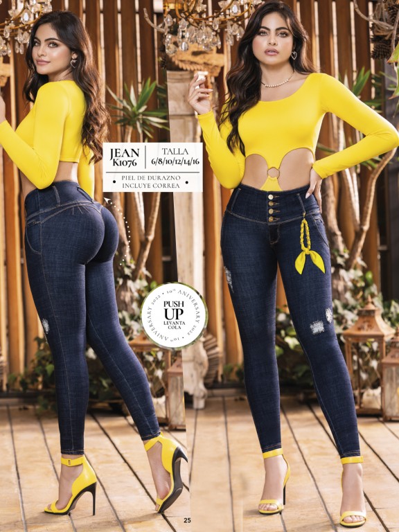 Jeans Levantacola Colombiano - Ref. 119 -1076K