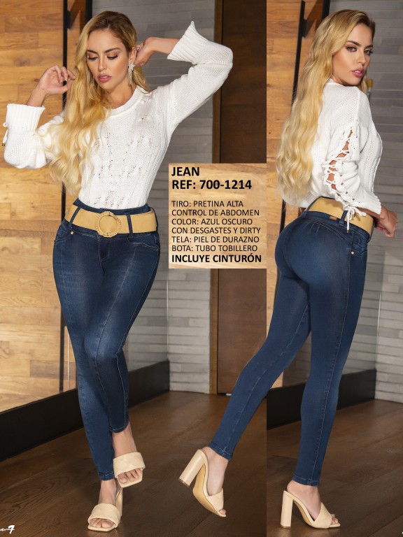 Jeans Levantacola Colombiano - Ref. 287 -1214