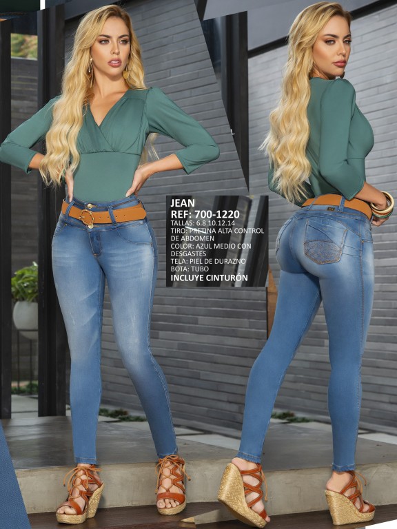 Jeans Levantacola Colombiano - Ref. 287 -1220