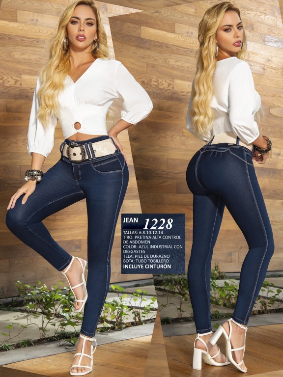 Jeans Levantacola Colombiano - Ref. 287 -1228