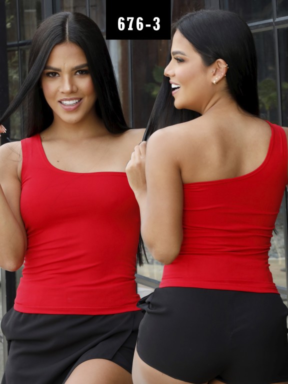 Colombian Fashion Blouse - Ref. 268 -676-3 Rojo