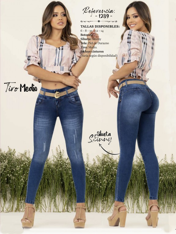 Jeans Levantacola Colombiano - Ref. 119 -1289