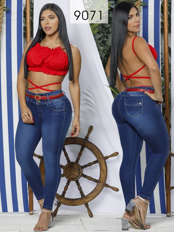 Jeans Levantacola Colombiano - Ref. 119 -9071