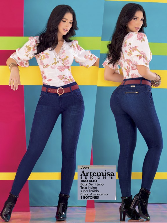 Jeans Levantacola Colombiano - Ref. 119 -ARTEMISA