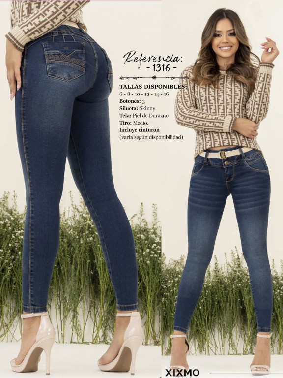 Colombian Butt lifting Jean - Ref. 119 -1316