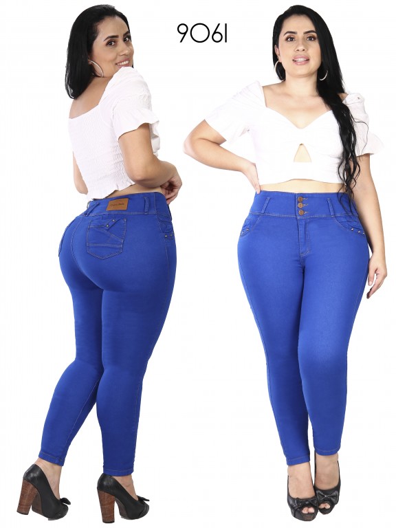 Colombian Butt lifting Plus Size Jean  - Ref. 119 -9061 Plus Size