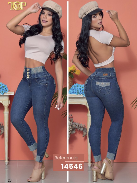 Colombian Butt lifting Jean - Ref. 123 -14546 TW
