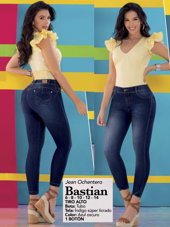 Jeans Levantacola Colombiano - Ref. 119 -BASTIAN