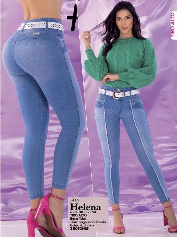 Jeans Levantacola Colombiano - Ref. 119 -HELENA
