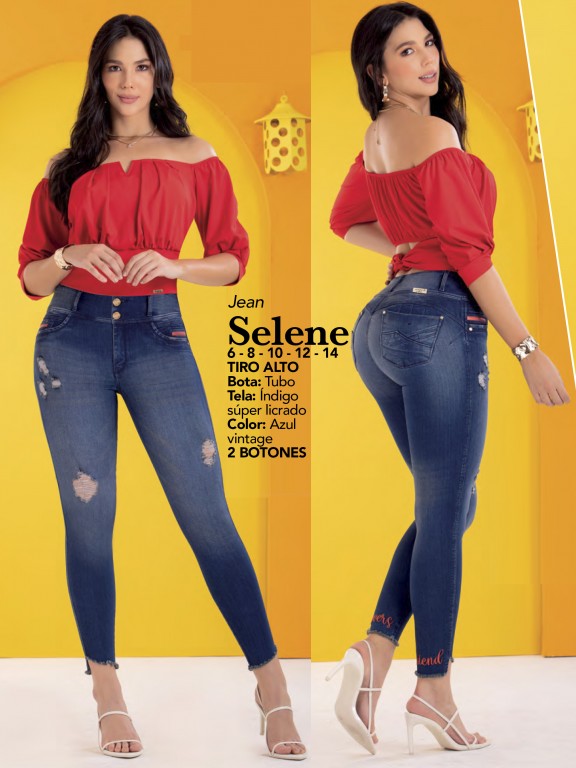 Jeans Levantacola Colombiano - Ref. 119 -SELENE