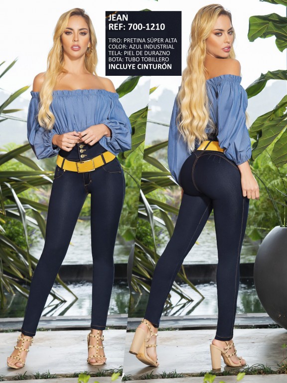 Jeans Levantacola Colombiano - Ref. 287 -1210