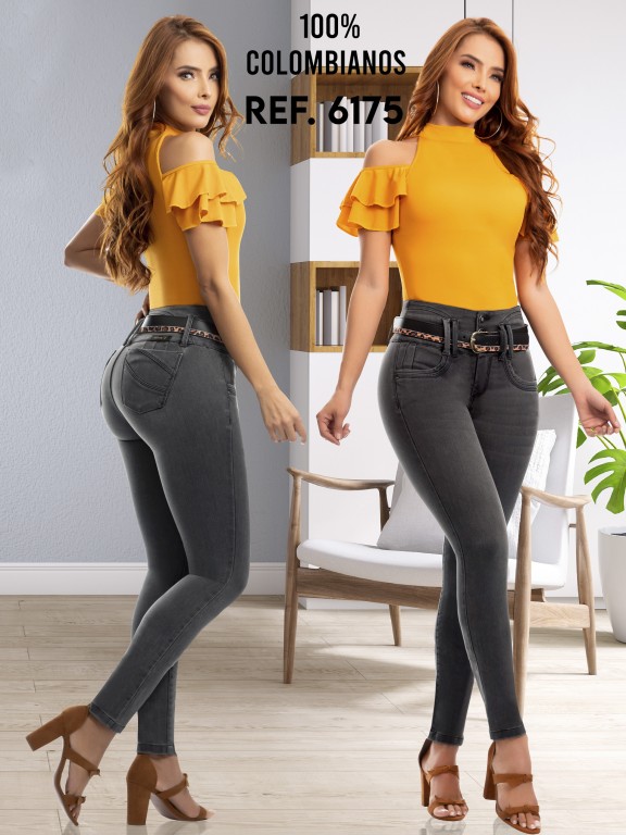 Jeans Levantacola Colombiano - Ref. 283 -6175