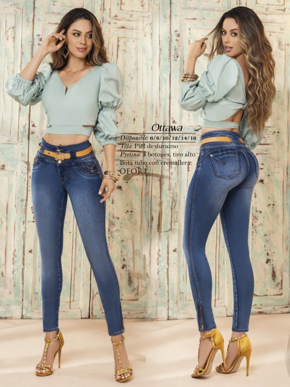 Jeans Levantacola Colombiano - Ref. 119 -OTTAWA