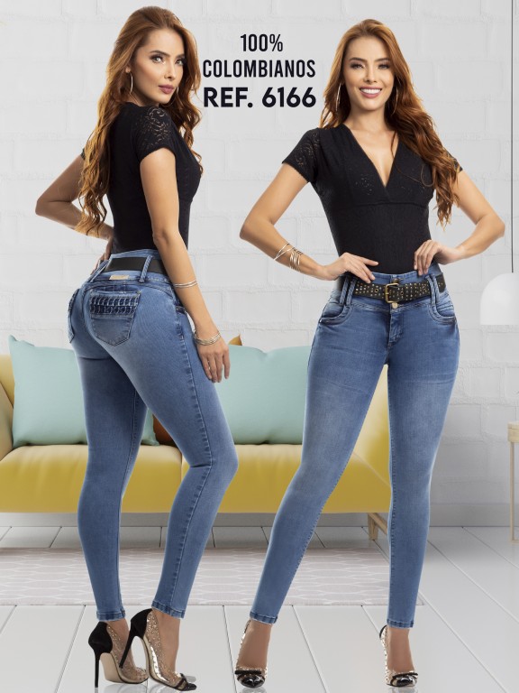 Jeans Levantacola Colombiano - Ref. 283 -6166