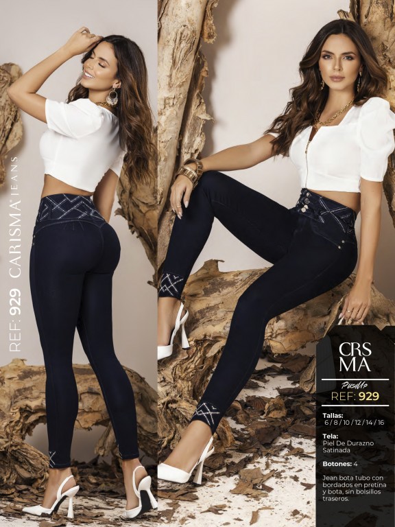 Jeans Levantacola Colombiano - Ref. 312 -929