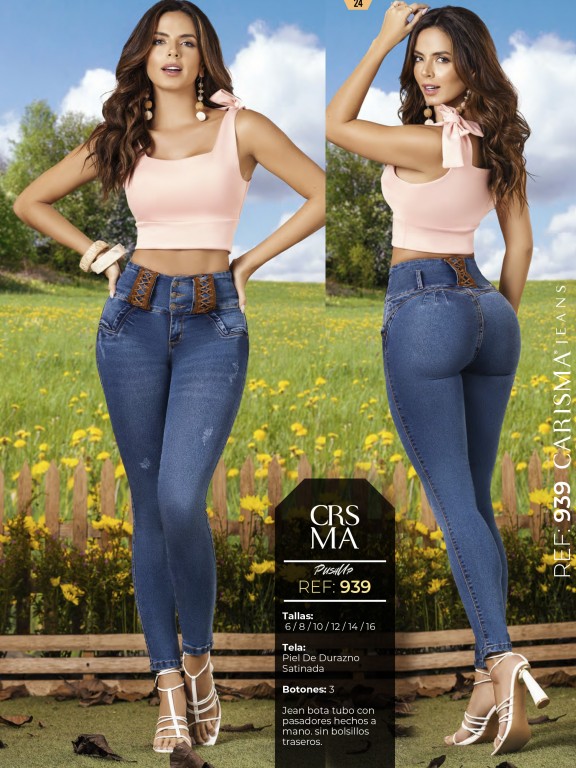 Jeans Levantacola Colombiano - Ref. 312 -939