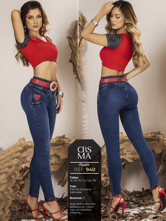 Jeans Levantacola Colombiano - Ref. 312 -940