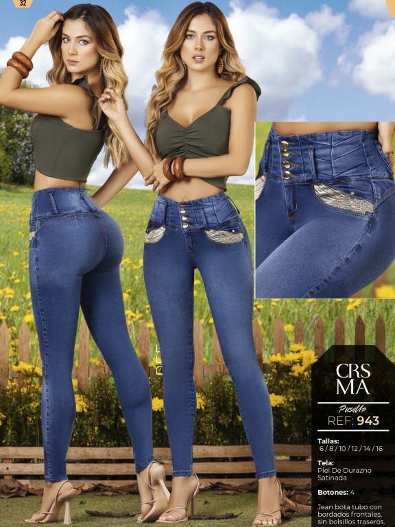 Colombian Butt lifting Jean - Ref. 312 -943