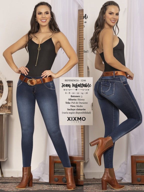 Jeans Levantacola Colombiano - Ref. 119 -1246