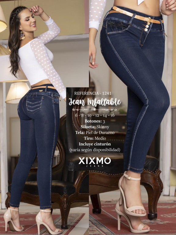 Jeans Levantacola Colombiano - Ref. 119 -1241