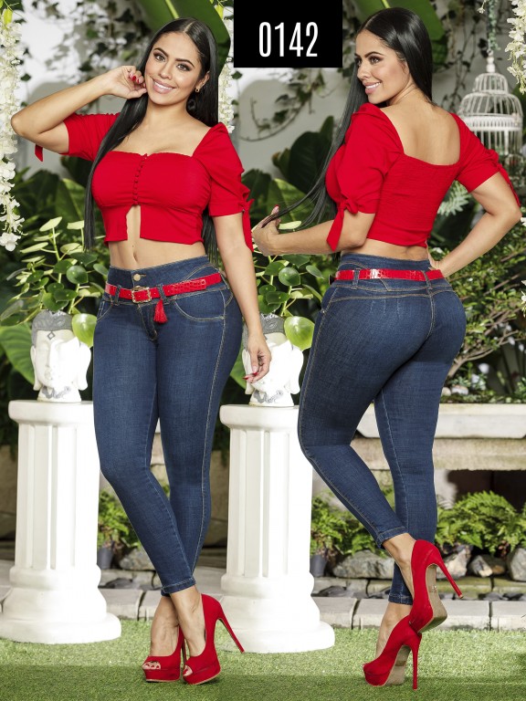 Jeans Levantacola Colombiano - Ref. 334 -0142