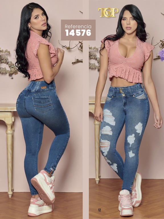 Jeans Levantacola Colombiano - Ref. 123 -14576 TW