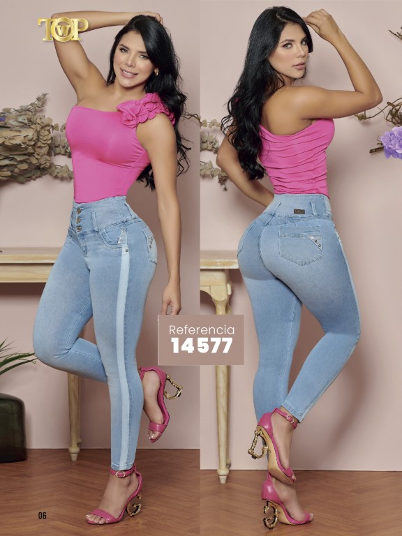 Jeans Levantacola Colombiano - Ref. 123 -14577 TW
