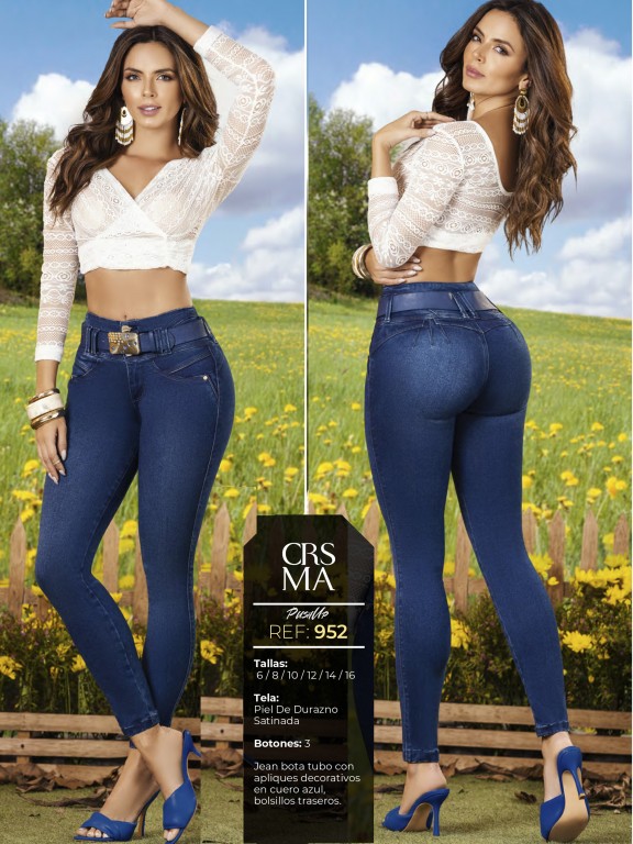 Jeans Levantacola Colombiano - Ref. 312 -952