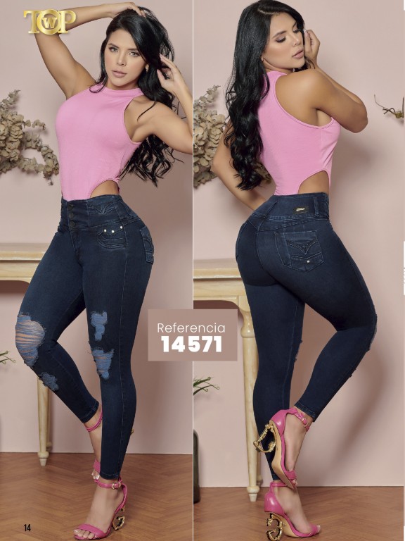 Jeans Levantacola Colombiano - Ref. 123 -14571 TW
