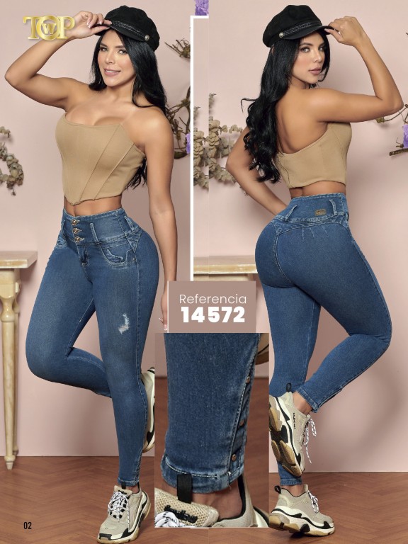 Jeans Levantacola Colombiano - Ref. 123 -14572 TW