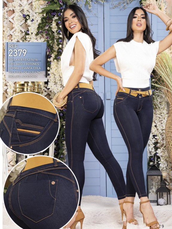 Jeans Levantacola Colombiano - Ref. 321 -2379