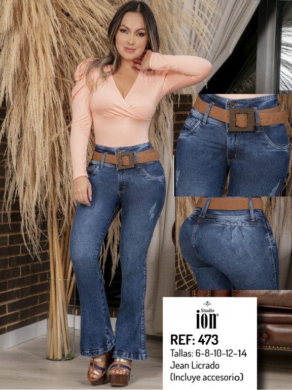 Jeans Levantacola Colombiano - Ref. 119 -473
