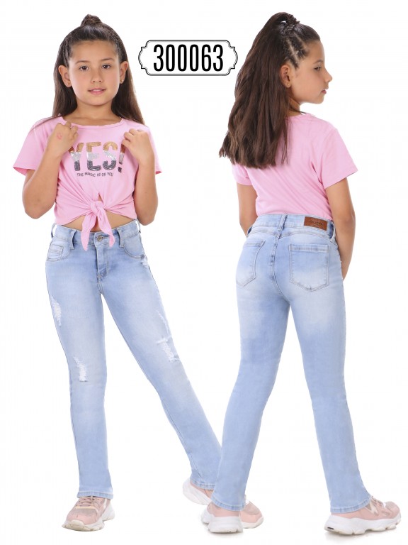 Jeans Colombiano Para Niña - Ref. 333 -300063