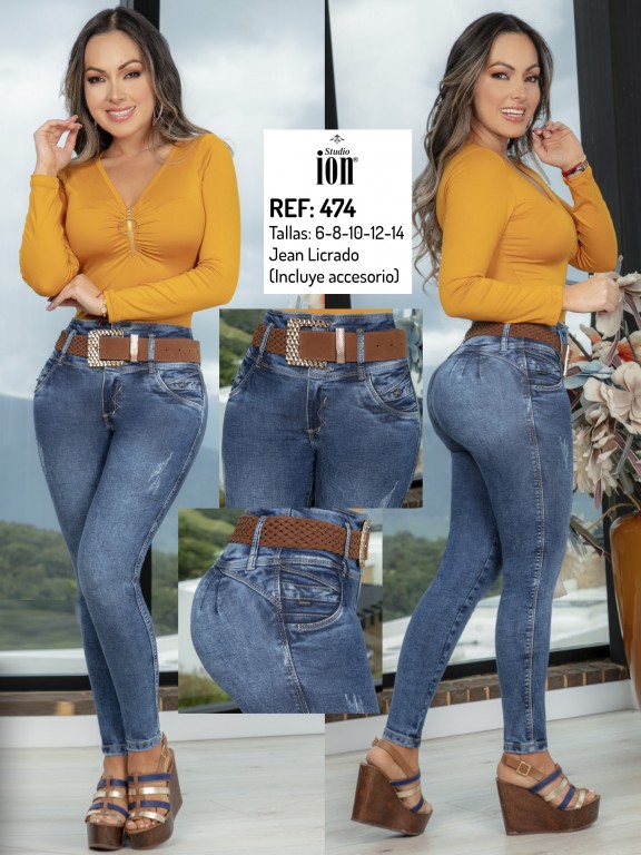 Jeans Levantacola Colombiano - Ref. 119 -474