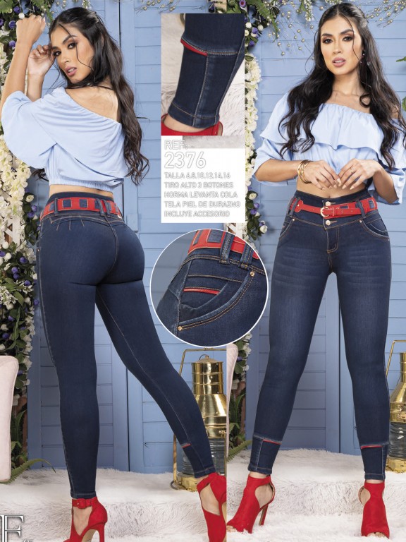 Jeans Levantacola Colombiano - Ref. 321 -2376