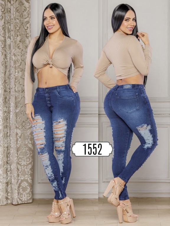 Jeans Levantacola Colombiano - Ref. 344 -1552
