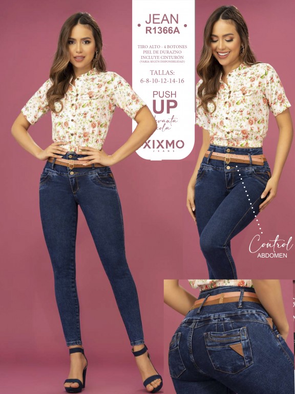 Jeans Levantacola Colombiano - Ref. 119 -1366A