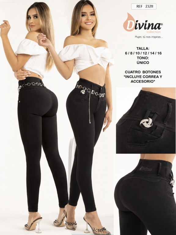 Jeans Levantacola Colombiano - Ref. 307 -23211