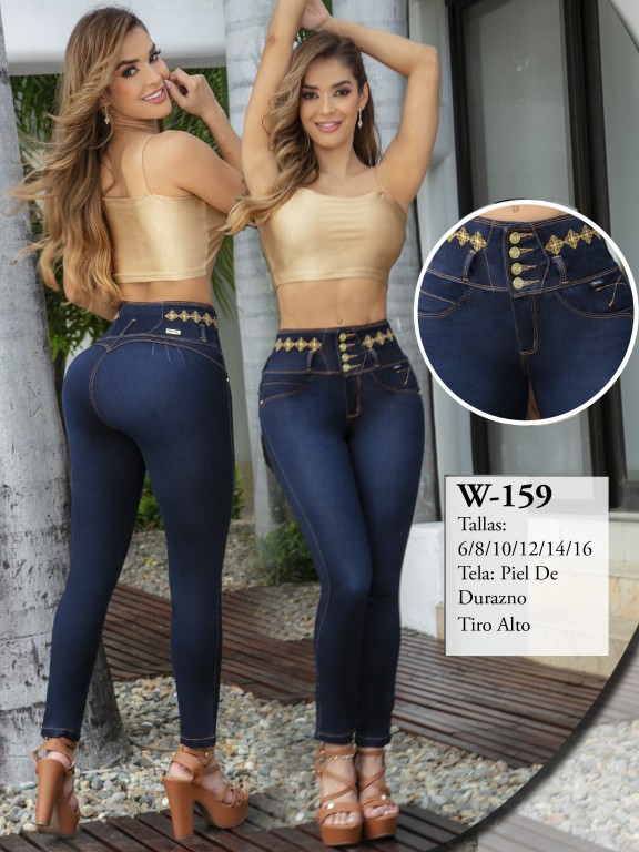 Jeans Levantacola Colombiano - Ref. 119 -W159