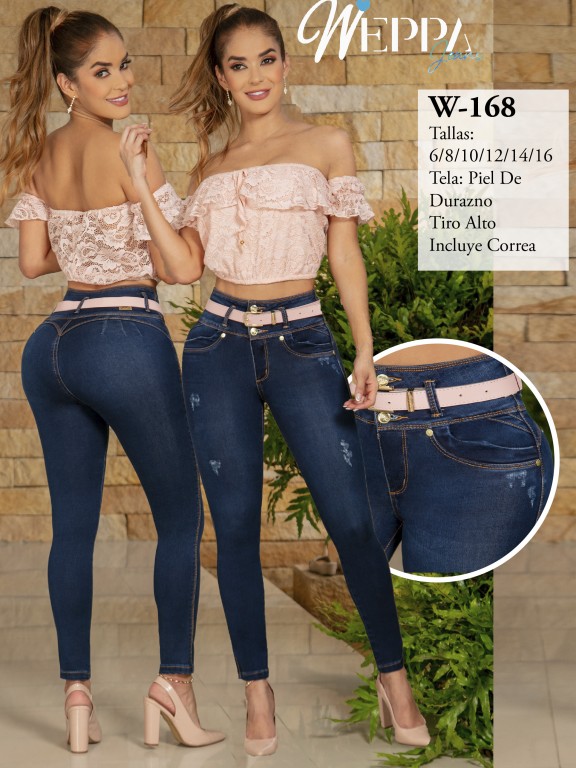 Jeans Levantacola Colombiano - Ref. 119 -W168