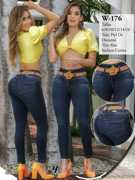 Jeans Levantacola Colombiano - Ref. 119 -W176