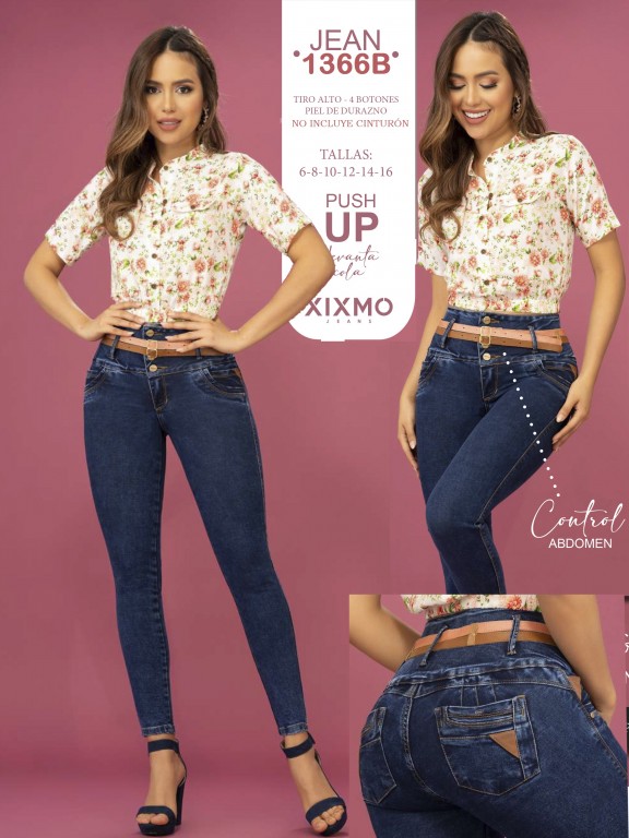 Jeans Levantacola Colombiano - Ref. 119 -1366B