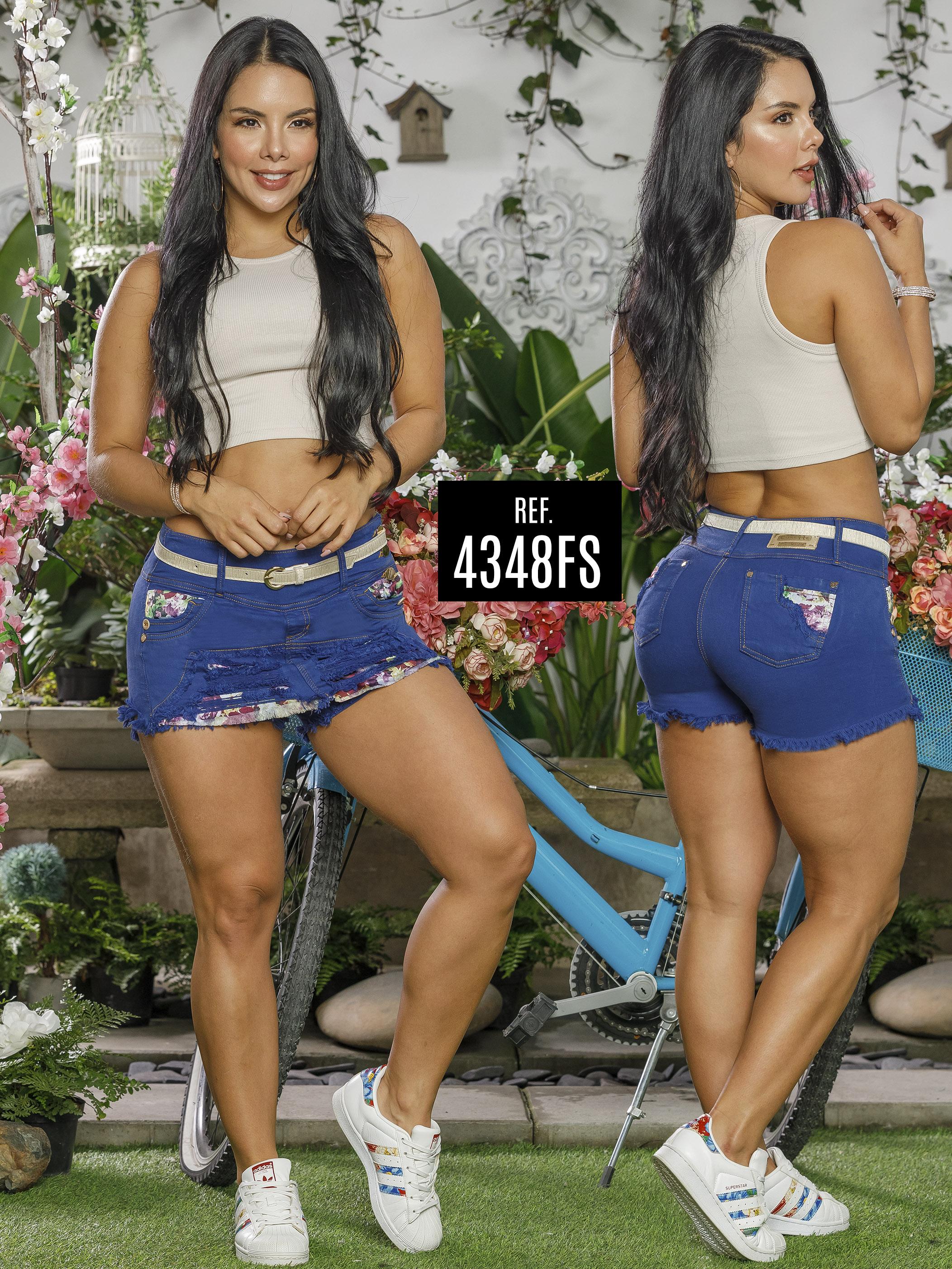 Colombian Butt Lifting Shorts Skirt - Ref. 119 -4348CK