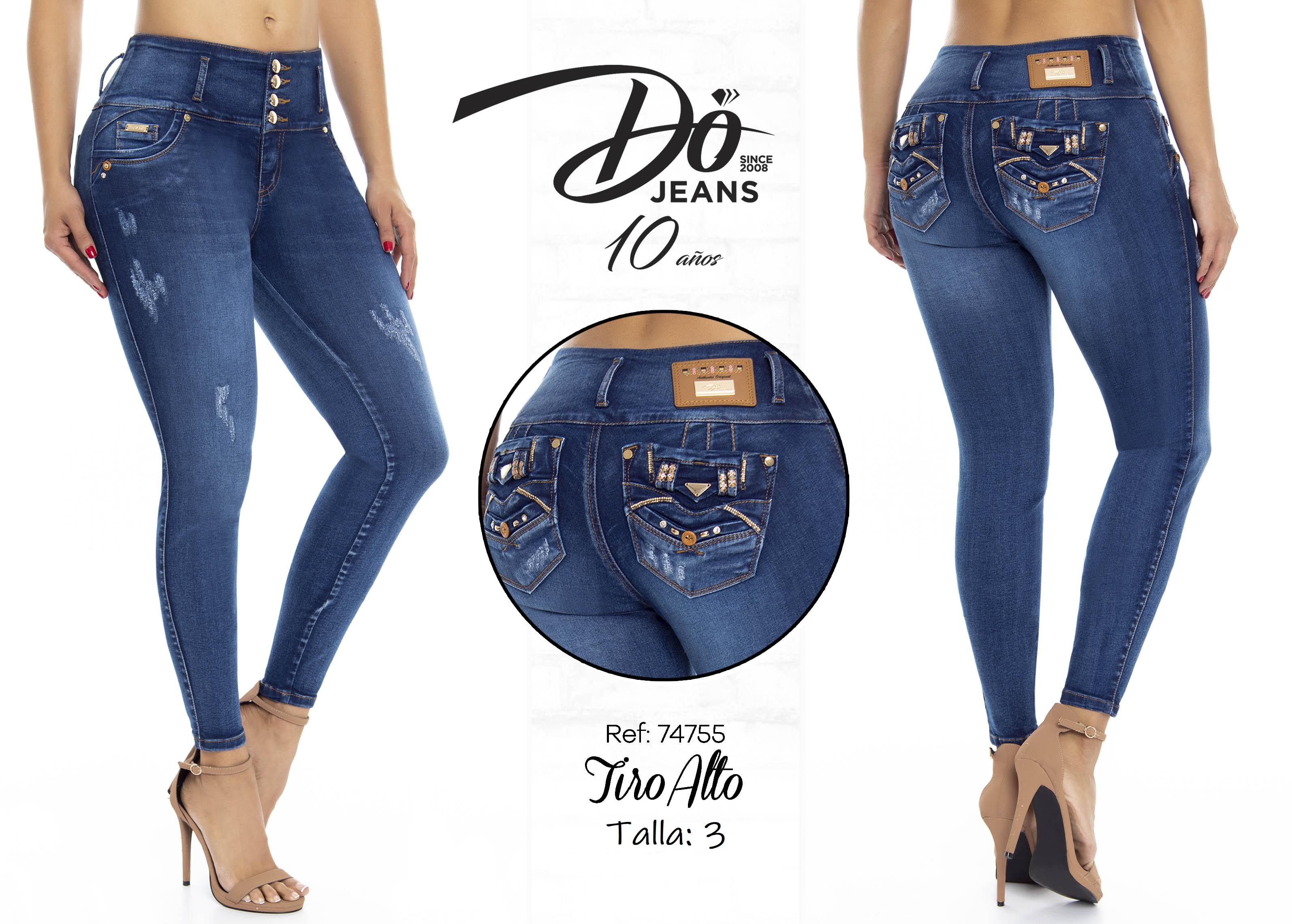 Jeans Levantacola Colombiano - Ref. 248 -74755 D